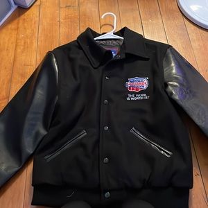 varsity nca college cheerleading jacket